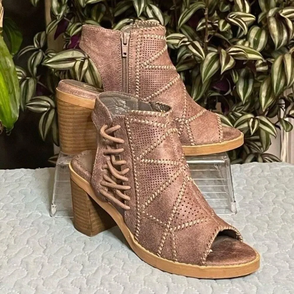 Not Rated Peep Toe Booties